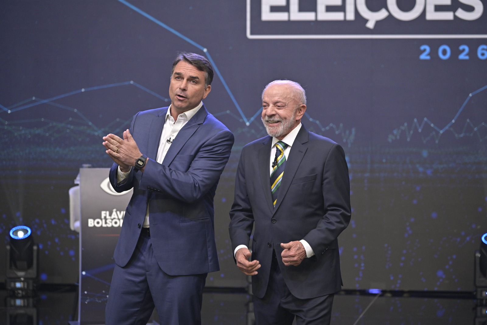 Lula e Flávio trocam acusações em primeiro debate do 2º turno; segurança e economia entram no confronto