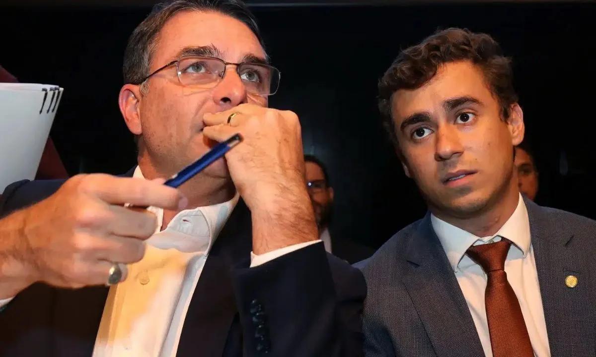 Campanha de Flávio Bolsonaro atribui a Nikolas Ferreira parte da derrota em Minas e no Nordeste